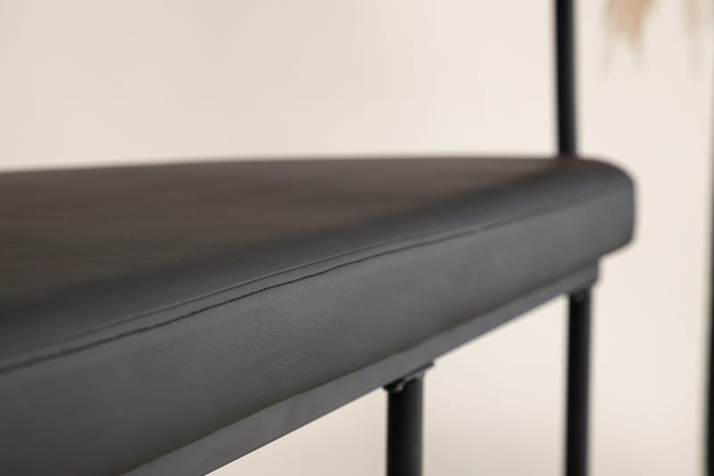 Stallhagen x Josefin Lustig Sittbänk 165 cm - Svart - Möbler - Vardagsrum - Stolar & sittmöbler - Sittbänk - Bänk med ryggstöd