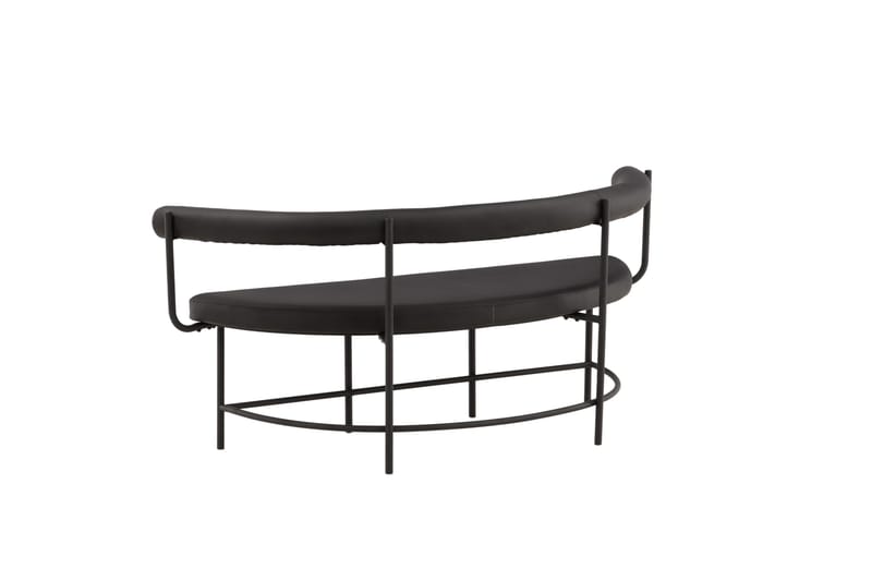 Stallhagen x Josefin Lustig Sittbänk 165 cm - Svart - Möbler - Vardagsrum - Stolar & sittmöbler - Sittbänk - Bänk med ryggstöd