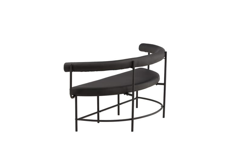 Stallhagen x Josefin Lustig Sittbänk 165 cm - Svart - Möbler - Vardagsrum - Stolar & sittmöbler - Sittbänk - Bänk med ryggstöd