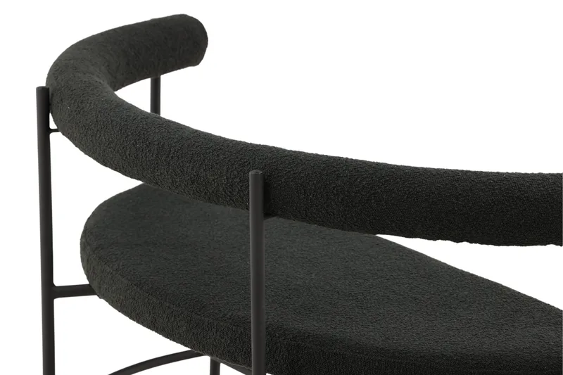 Stallhagen x Josefin Lustig Sittbänk 165 cm - Svart - Möbler - Vardagsrum - Stolar & sittmöbler - Sittbänk - Bänk med ryggstöd