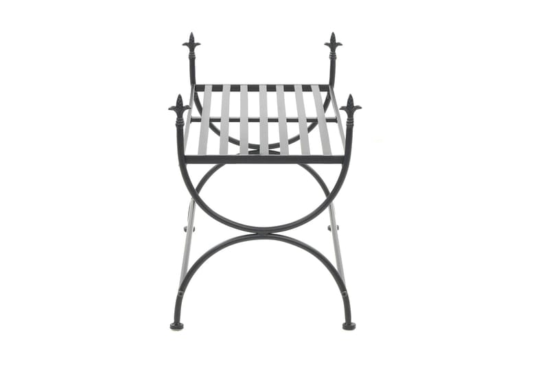 Bänk vintage stil metall 83x42x55 cm svart - Svart - Möbler - Vardagsrum - Stolar & sittmöbler - Sittbänk