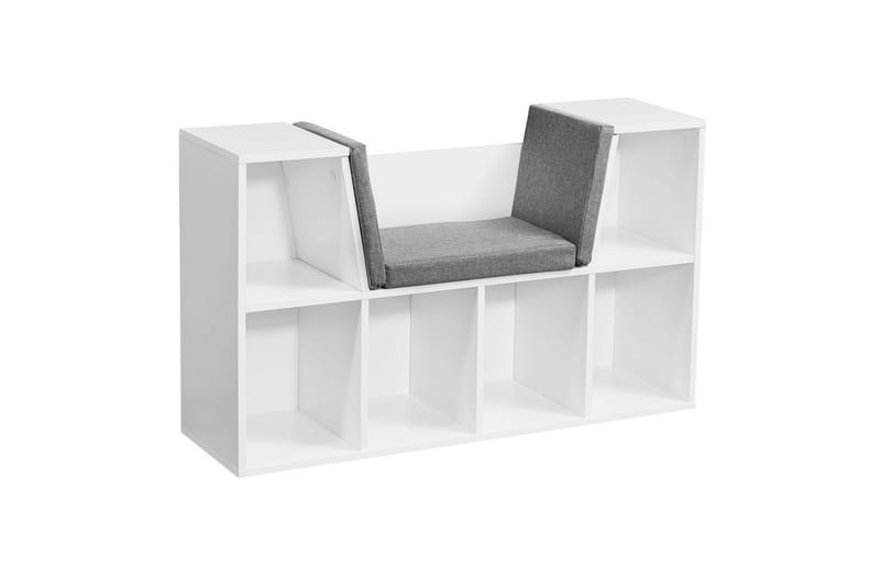 Bänk Wohnling Melaminbelagd spånskiva Klädd sittplats Förvaringsutrymme Modern - Möbler - Vardagsrum - Stolar & sittmöbler - Sittbänk - Bänk med ryggstöd