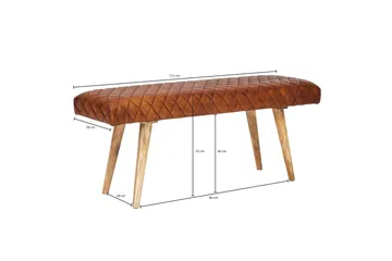 Beichler Sittbänk - Brun - Möbler - Vardagsrum - Stolar & sittmöbler - Sittbänk
