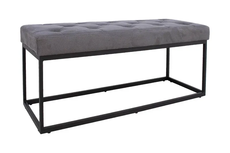 Brigite Bänk 100x35x47 cm Grå - Möbler - Vardagsrum - Stolar & sittmöbler - Sittbänk