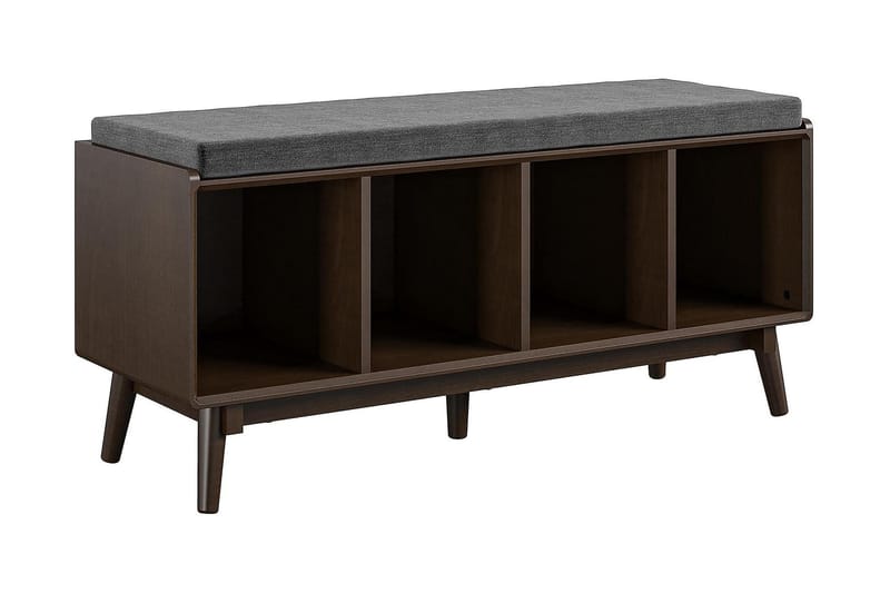 BRITTANY Sittbänk 118 cm Brun - Novogratz - Möbler - Vardagsrum - Stolar & sittmöbler - Sittbänk