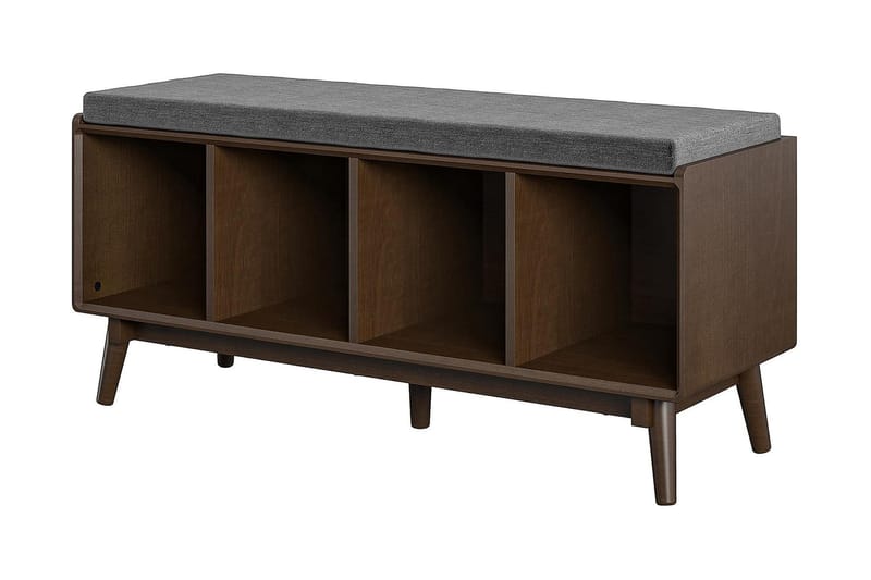 BRITTANY Sittbänk 118 cm Brun - Novogratz - Möbler - Vardagsrum - Stolar & sittmöbler - Sittbänk