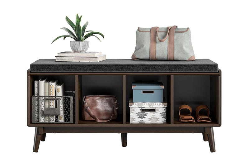 Brittany Sittbänk 118 cm Brun - Novogratz - Möbler - Vardagsrum - Stolar & sittmöbler - Sittbänk