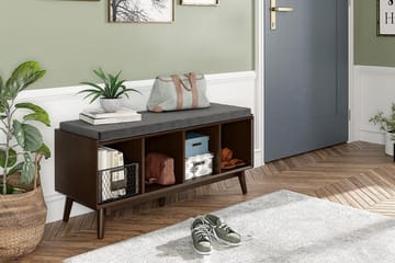 Brittany Sittbänk 118 cm Brun - Novogratz - Möbler - Vardagsrum - Stolar & sittmöbler - Sittbänk