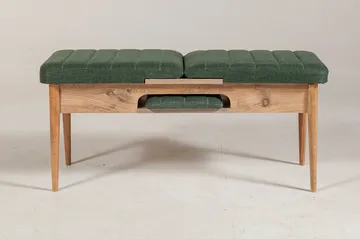 Corralez Bänk 51 cm - Trä/natur/Grön - Möbler - Vardagsrum - Stolar & sittmöbler - Sittbänk