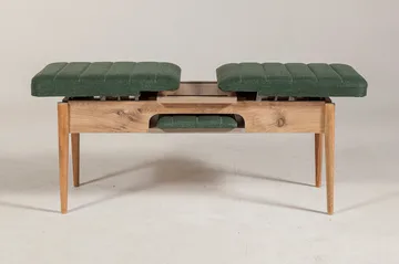Corralez Bänk 51 cm - Trä/natur/Grön - Möbler - Vardagsrum - Stolar & sittmöbler - Sittbänk