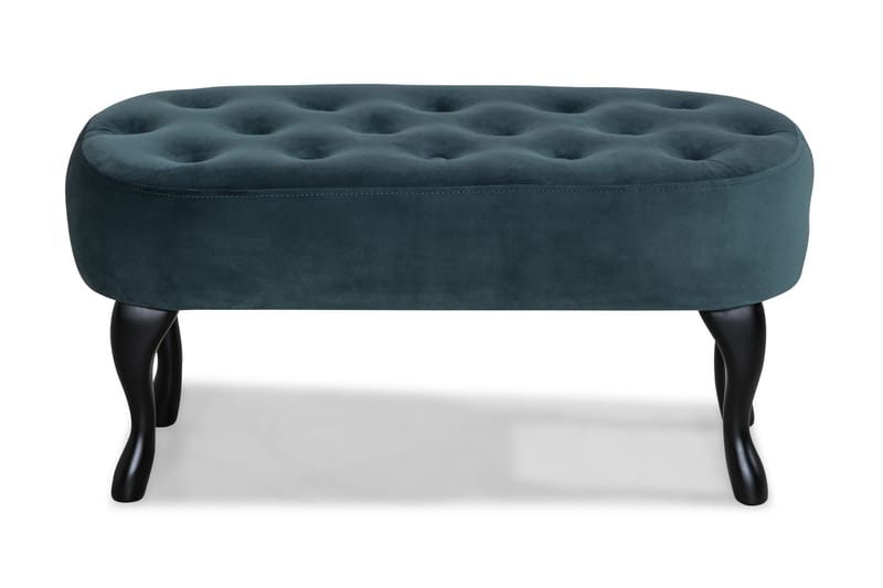 DANA Bänk Sammet Blågrön - Grön - Möbler - Vardagsrum - Stolar & sittmöbler - Sittbänk