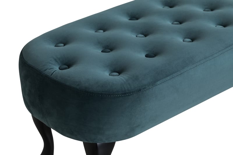 DANA Bänk Sammet Blågrön - Grön - Möbler - Vardagsrum - Stolar & sittmöbler - Sittbänk