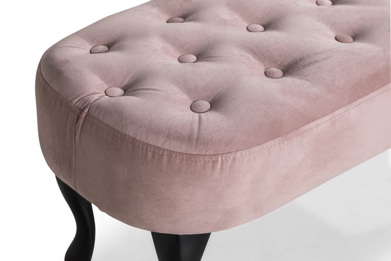 DANA Bänk Sammet Ljusrosa - Möbler - Vardagsrum - Stolar & sittmöbler - Sittbänk
