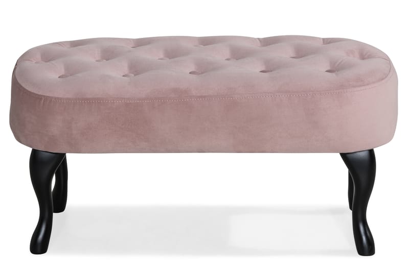 DANA Bänk Sammet Ljusrosa - Möbler - Vardagsrum - Stolar & sittmöbler - Sittbänk