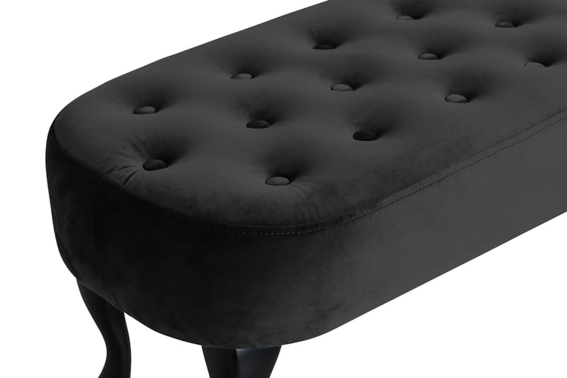 DANA Sammetsbänk Svart - Möbler - Vardagsrum - Stolar & sittmöbler - Sittbänk