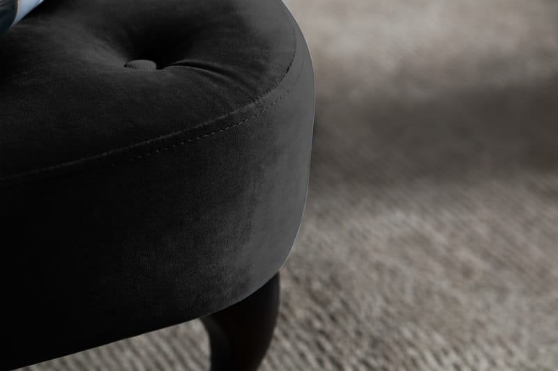 DANA Sammetsbänk Svart - Möbler - Vardagsrum - Stolar & sittmöbler - Sittbänk