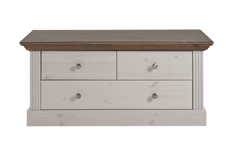 DYLAN Sittbänk White Wash - Sittbänk