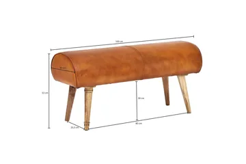 Ednesha Sittbänk - Brun - Möbler - Vardagsrum - Stolar & sittmöbler - Sittbänk