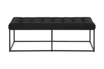Ella Sittbänk 120 cm Rutig - Svart - Möbler - Vardagsrum - Stolar & sittmöbler - Sittbänk