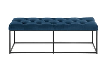 Ella Sittbänk 120cm Djuphäftad - Blå/Sammet - Möbler - Vardagsrum - Stolar & sittmöbler - Sittbänk
