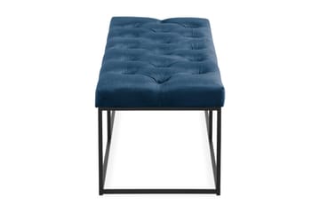 Ella Sittbänk 120cm Djuphäftad - Blå/Sammet - Möbler - Vardagsrum - Stolar & sittmöbler - Sittbänk