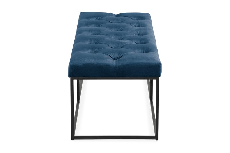 Ella Sittbänk 120cm Djuphäftad - Blå/Sammet - Möbler - Vardagsrum - Stolar & sittmöbler - Sittbänk