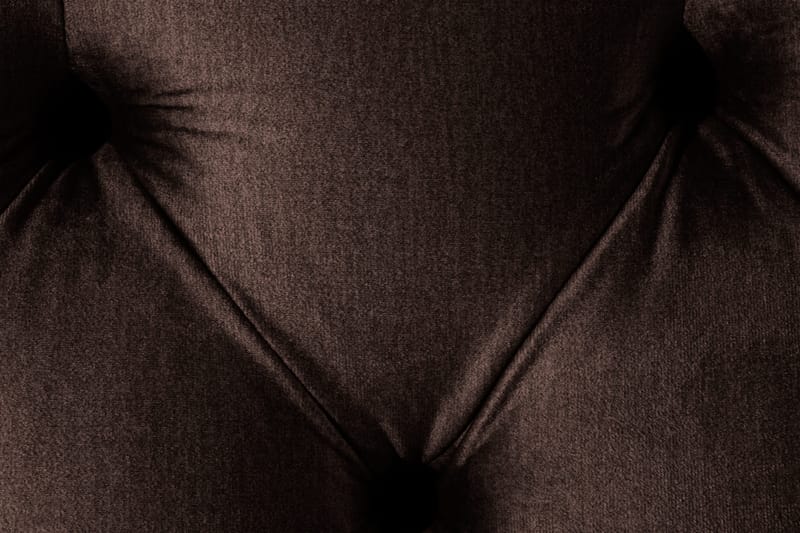 Ella Sittbänk 120cm Djuphäftad - Brun/Sammet - Möbler - Vardagsrum - Stolar & sittmöbler - Sittbänk