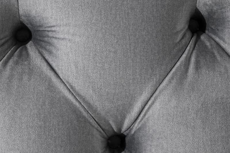 Ella Sittbänk 120cm Djuphäftad - Grå/Sammet - Möbler - Vardagsrum - Stolar & sittmöbler - Sittbänk