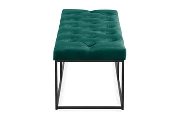 Ella Sittbänk 120cm Djuphäftad - Grön/Sammet - Möbler - Vardagsrum - Stolar & sittmöbler - Sittbänk