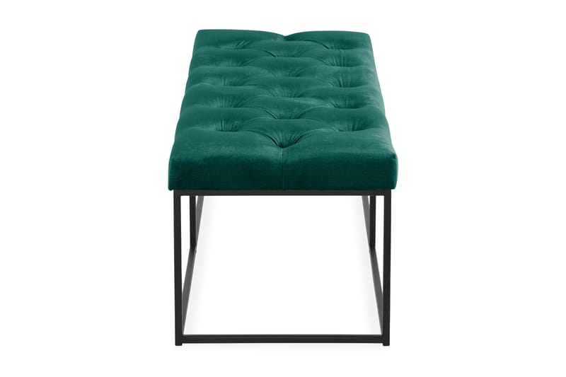 Ella Sittbänk 120cm Djuphäftad - Grön/Sammet - Möbler - Vardagsrum - Stolar & sittmöbler - Sittbänk