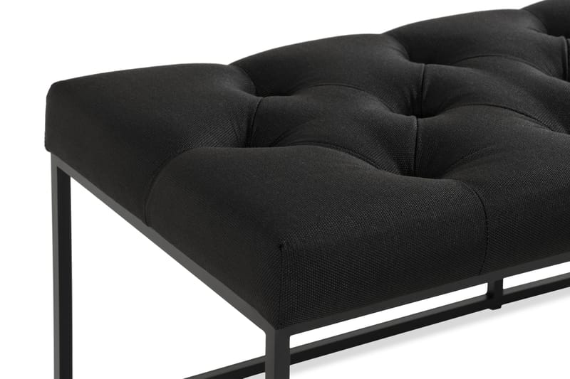Ella Sittbänk 120cm Djuphäftad - Svart - Möbler - Vardagsrum - Stolar & sittmöbler - Sittbänk