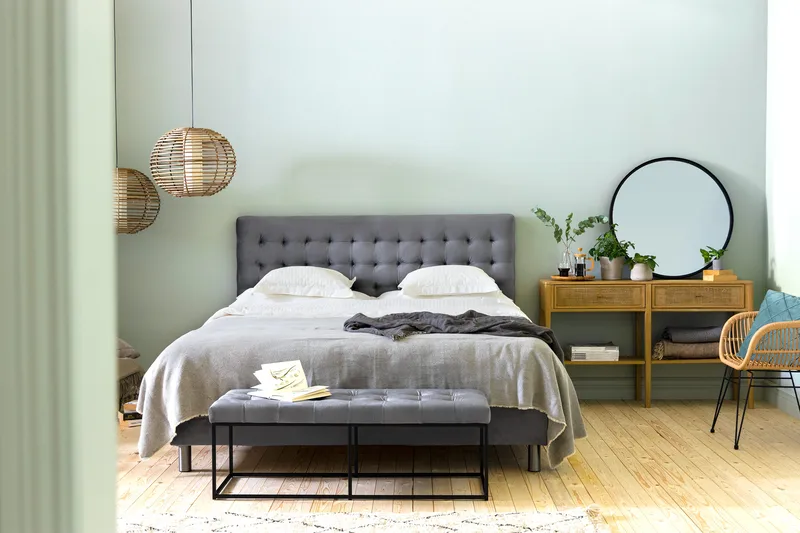 Ella Sittbänk 120cm Rutig - Grå/Sammet - Möbler - Vardagsrum - Stolar & sittmöbler - Sittbänk