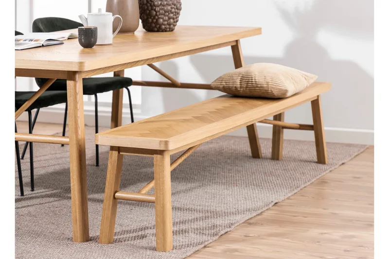 Galwa Sittbänk - Svart/Matt Ek - Möbler - Vardagsrum - Stolar & sittmöbler - Sittbänk