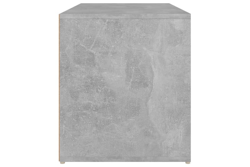 Hallbänk betonggrå 80x40x45 cm spånskiva - Grå - Möbler - Vardagsrum - Stolar & sittmöbler - Sittbänk