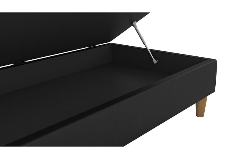 HARTFORD Sittbänk 130 cm Konstläer/Svart - Dorel Home - Möbler - Vardagsrum - Stolar & sittmöbler - Sittbänk