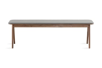 HULSIG Sittbänk - Smal träbänk 150 cm hall kök - Massiv Ek Brun - Möbler - Vardagsrum - Stolar & sittmöbler - Sittbänk
