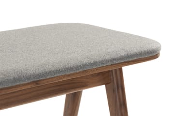 HULSIG Sittbänk - Smal träbänk 150 cm hall kök - Massiv Ek Brun - Möbler - Vardagsrum - Stolar & sittmöbler - Sittbänk