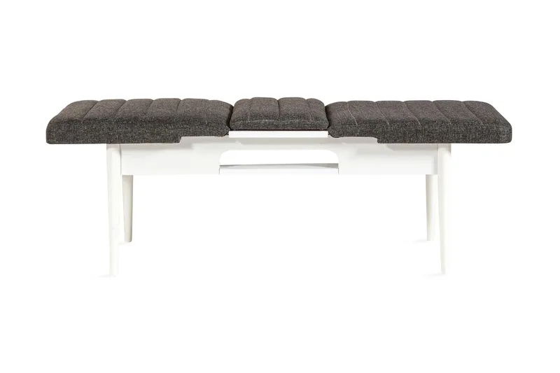 Idehult Bänk 51 cm, Vit/Antracit