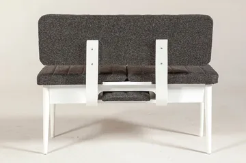 Idehult Bänk 85 cm - Vit/Antracit - Möbler - Vardagsrum - Stolar & sittmöbler - Sittbänk