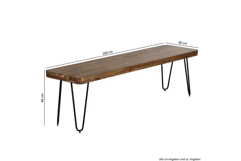 Jaelah Sittbänk - Trä/natur - Möbler - Vardagsrum - Stolar & sittmöbler - Sittbänk