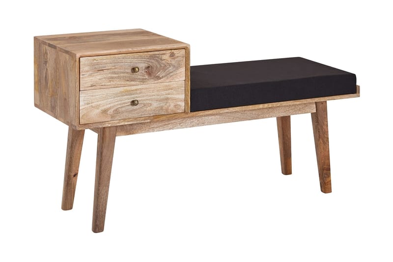 KARATYR Sittbänk 120 cm Brun - Möbler - Vardagsrum - Stolar & sittmöbler - Sittbänk