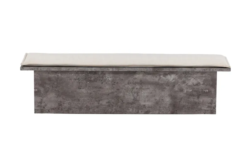 Kellogg Sittbänk 160 cm - Grå - Möbler - Vardagsrum - Stolar & sittmöbler - Sittbänk