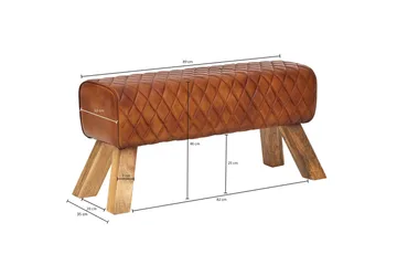 Lathern Sittbänk - Brun - Möbler - Vardagsrum - Stolar & sittmöbler - Sittbänk