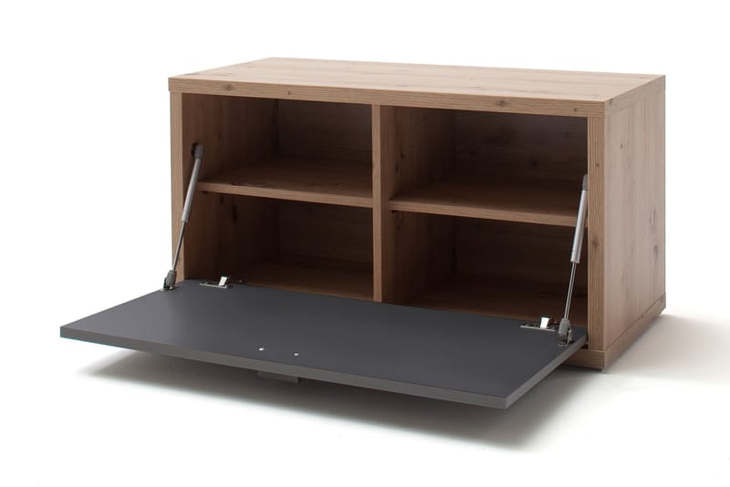 LEMOORE Sittbänk 86 cm Grå/Natur - Möbler - Vardagsrum - Stolar & sittmöbler - Sittbänk