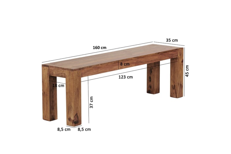 Makar Sittbänk - Trä/natur - Möbler - Vardagsrum - Stolar & sittmöbler - Sittbänk