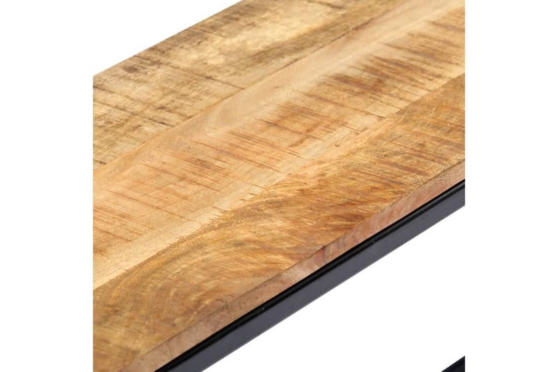 Matbänk 160 cm massivt grovt mangoträ - Brun - Möbler - Vardagsrum - Stolar & sittmöbler - Sittbänk