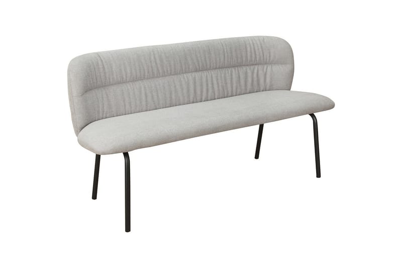 Matbänk Casey Antracit - Antracit - Möbler - Vardagsrum - Stolar & sittmöbler - Sittbänk - Bänk med ryggstöd