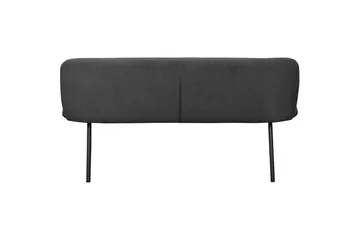Matbänk Casey Grå - Grå - Möbler - Vardagsrum - Stolar & sittmöbler - Sittbänk - Bänk med ryggstöd
