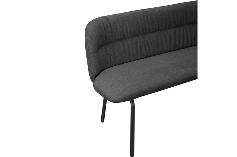 Matbänk Casey Grå - Grå - Möbler - Vardagsrum - Stolar & sittmöbler - Sittbänk - Bänk med ryggstöd