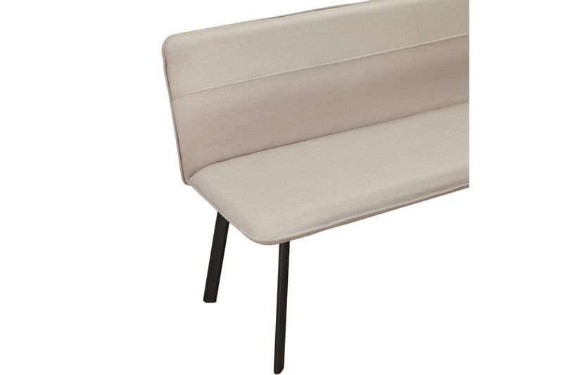 Matbänk Taylor Kräm - Kräm - Möbler - Vardagsrum - Stolar & sittmöbler - Sittbänk - Bänk med ryggstöd